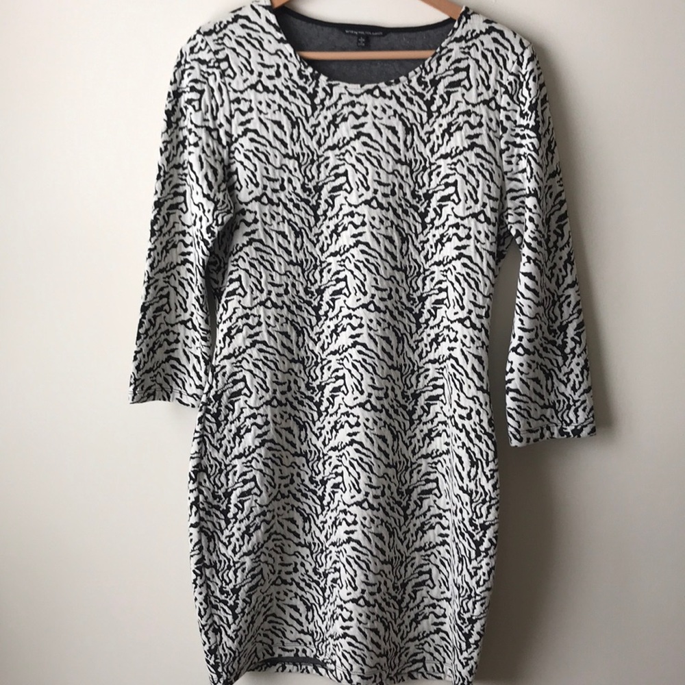 Abstract knit dress by W118 by Walter Baker